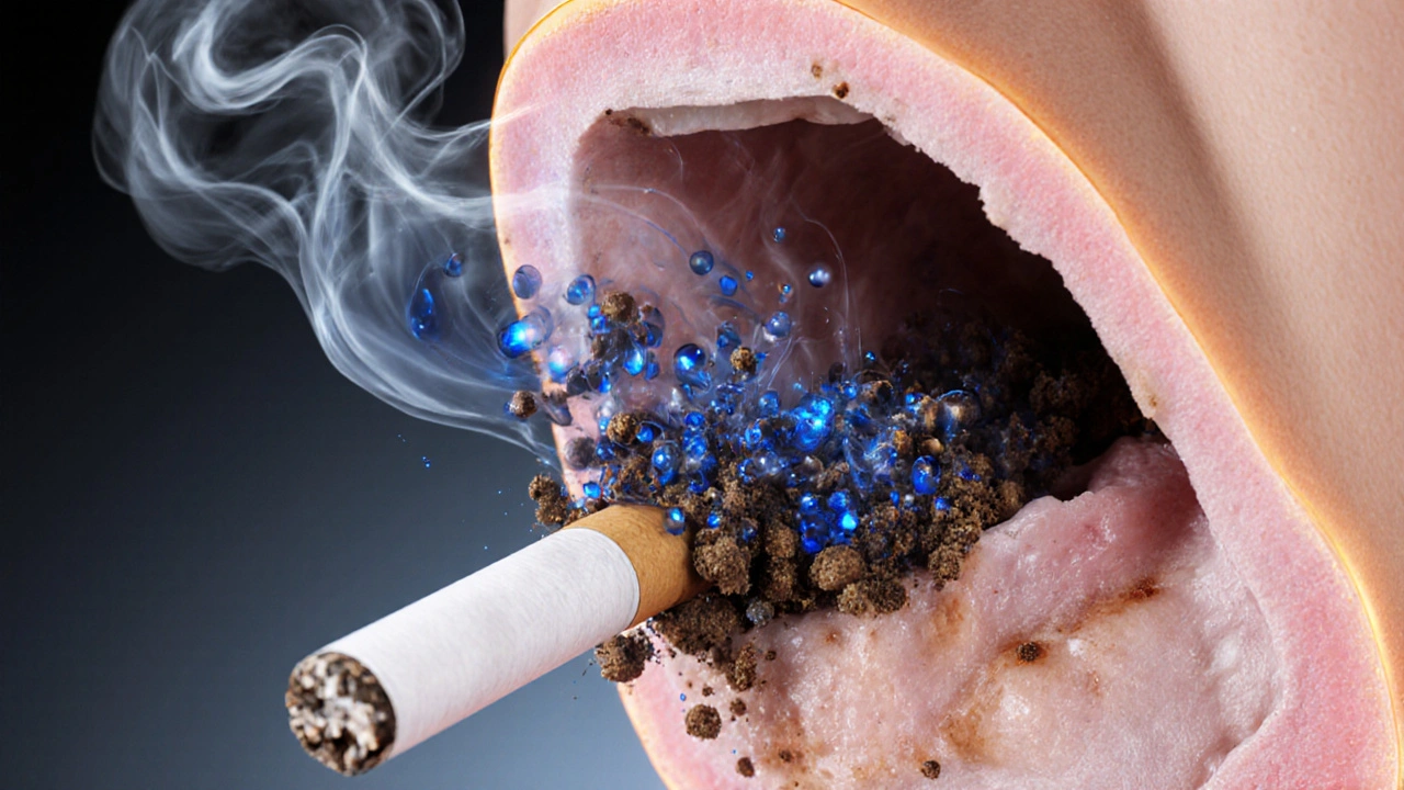 How Smoking Damages the Pharyngeal Mucous Membranes